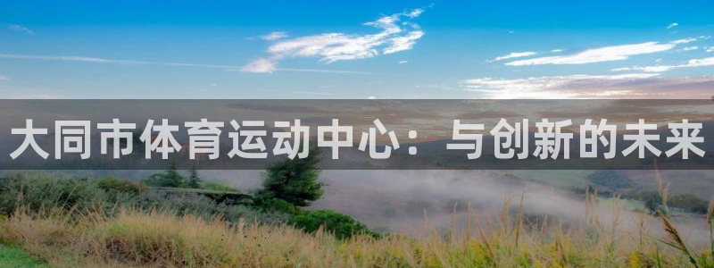 yy易游官方集团官网：大同市体育运动中心：与创新的未来